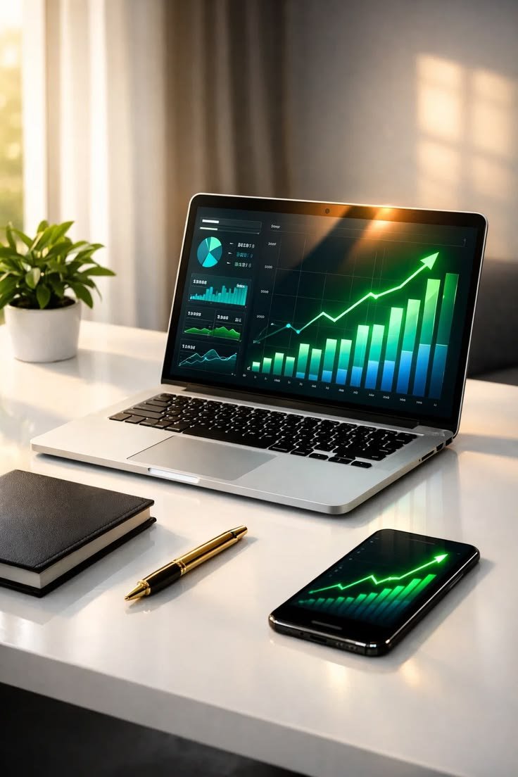 Financial dashboard showing credit growth