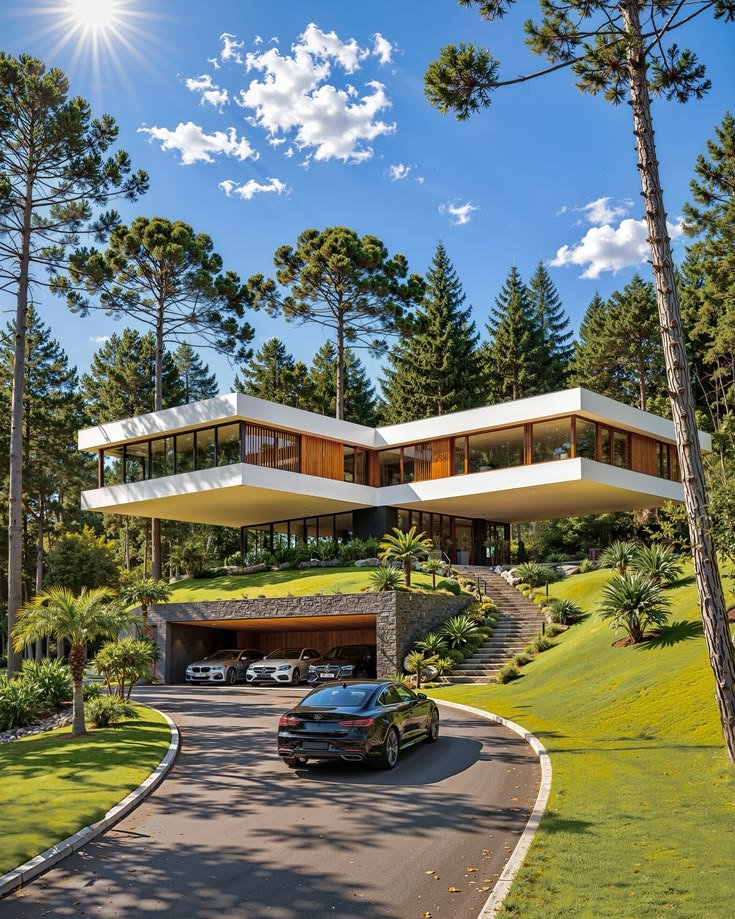 Modern home financed with strong credit